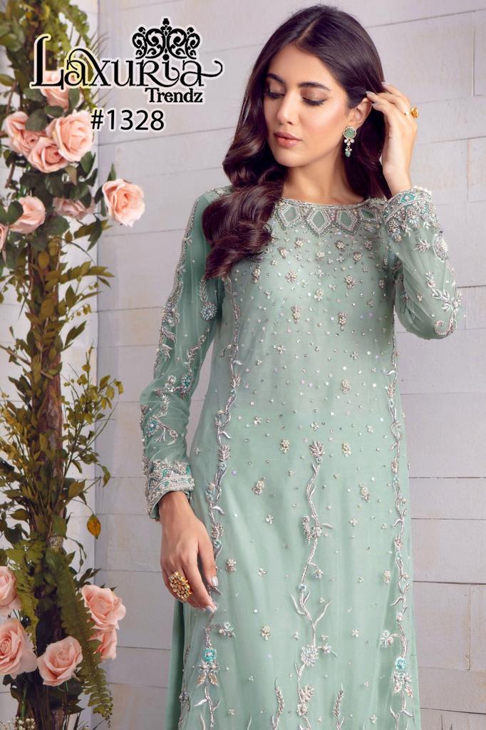 1328 Laxuria Trendz Designer Kurti With Bottom Dupatta Catalog